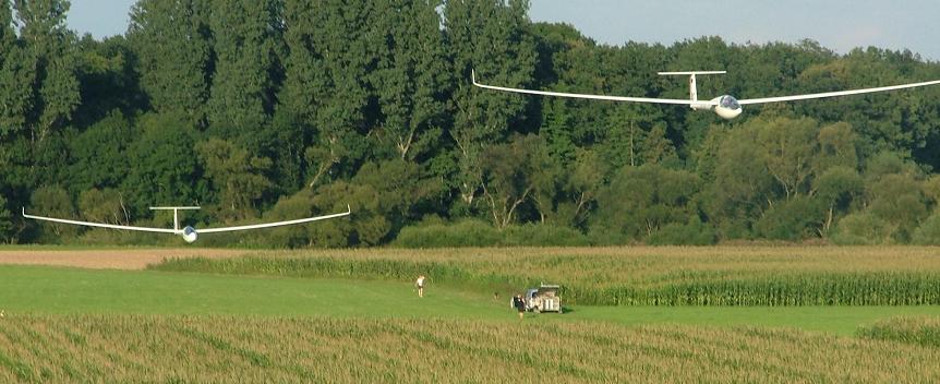 Zurück nach schnellem Flug